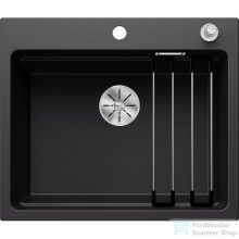   BLANCO ETAGON 6 silgránit mosogatótál (Lefolyó-távműködtetővel) fekete  525889