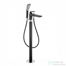   Kludi BALANCE egykaros kádtöltő és zuhanycsap, matt fekete/króm 525908775