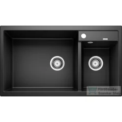   Blanco METRA 9 SILGRANIT® mosogató medence, balos főmedence, fekete 525936