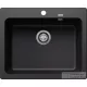 Blanco NAYA 6 61,5x51 cm-es SILGRANIT® mosogató medence, fekete 525941