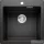 Blanco PLEON 5 SILGRANIT® mosogató medence, fekete 525951