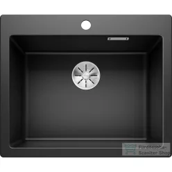 Blanco PLEON 6 SILGRANIT® mosogató medence, fekete 525953