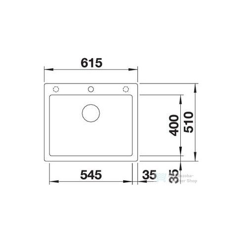 BLANCO PLEON 6 silgranit mosogató medence fekete  525953