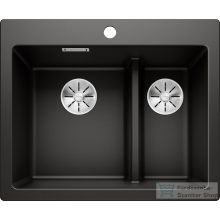   BLANCO PLEON 6 Split  SILGRANITŽ PuraDurŽ fekete gránit mosogató  525955