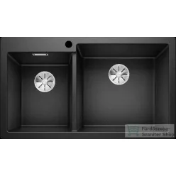   Blanco PLEON 9 SILGRANIT® mosogató medence, jobbos főmedence, fekete 525958