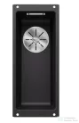 Blanco SUBLINE 160-U SILGRANIT® mosogató medence alulról való beépítéshez, fekete 525981