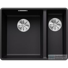   BLANCO SUBLINE 340/160-F gránit mosogató (szintbe épitésű verzió) balos főmedencével fekete 525984