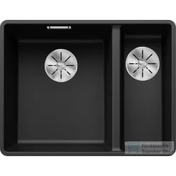   Blanco SUBLINE 340/160-F SILGRANIT® mosogató medence munkalapszintű beépítéshez, balos főmedence, fekete 525984