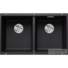   BLANCO SUBLINE 350/350-U SILGRANIT mosogatótál fekete 525987