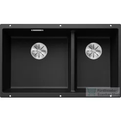   Blanco SUBLINE 430/270-U SILGRANIT® mosogató medence alulról való beépítéshez, balos főmedence, fekete 525991