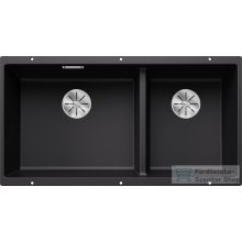   BLANCO SUBLINE 480/320-U SILGRANIT mosogatótál, balos főmedencével fekete 525993