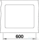 Blanco SUBLINE 500-F SILGRANIT® mosogató medence munkalapszintű beépítéshez, fekete 525994