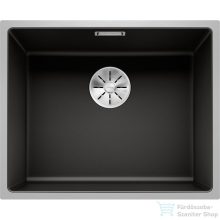   BLANCO SUBLINE 500-IF SteelFrame acélból és silgranit-ból lévő mosogatótál lefolyó távműködtető nélkül fekete 525997