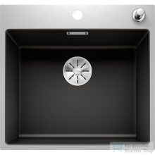   BLANCO SUBLINE 500-IF/A SteelFrame acélból és silgranit-ból lévő mosogatótál lefolyó távműködtetővel fekete 525999