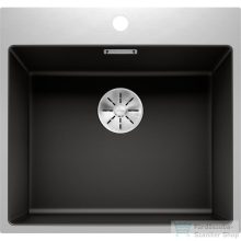   BLANCO SUBLINE 500-IF/A SteelFrame acélból és silgranit-ból lévő mosogatótál lefolyó távműködtető nélkül fekete 526000