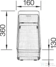 Blanco SUBLINE 700-U Level SILGRANIT® mosogató medence alulról való beépítéshez, multifunkciós kosárral, fekete 526003