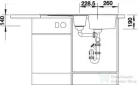 Blanco ZIA 6 S SILGRANIT® mosogató medence, fekete 526021