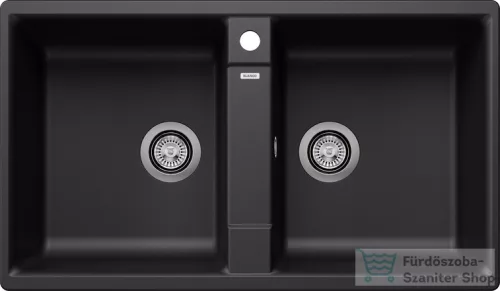 Blanco ZIA 9 SILGRANIT® mosogató medence, fekete 526029