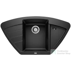 Blanco ZIA 9 E SILGRANIT® mosogató medence, fekete 526031