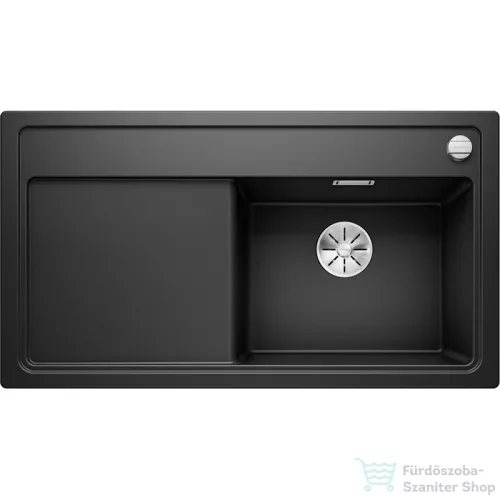 Blanco ZENAR 5 S SILGRANIT® mosogató medence, távműködtetővel, jobbos főmedence, fekete 526046