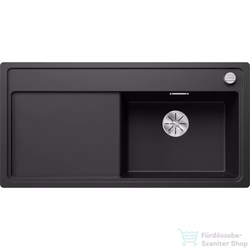 Blanco ZENAR XL 6 S-F SILGRANIT® mosogató medence munkalapszintű beépítéshez, távműködtetővel, jobbos főmedence, fekete 526068