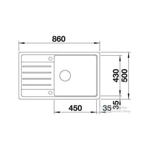 BLANCO LEGRA XL 6 S fekete silgránit forgatható mosogató medence 526087