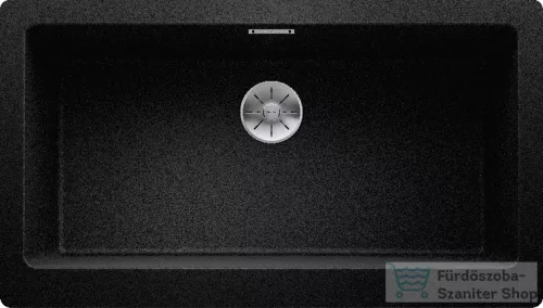 Blanco VINTERA XL 9-UF SILGRANIT® mosogató medence munkalapszintű vagy alá való beépítéshez, fekete 526110