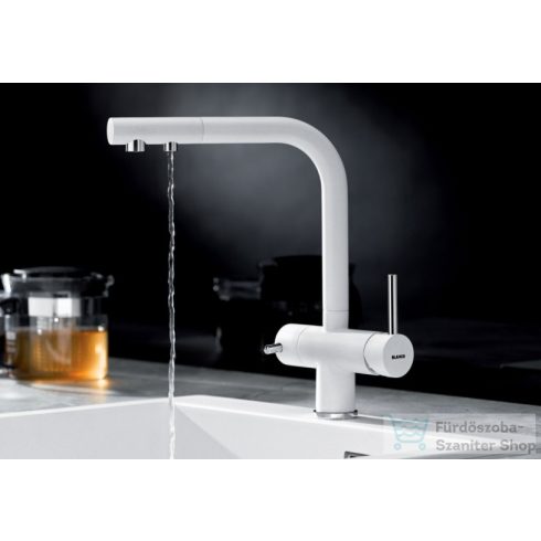 BLANCO FONTAS II fekete SILGRANIT-Look egykaros mosogató csaptelep, szűrt vízhez 526 157