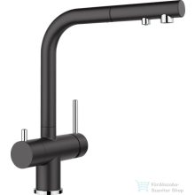   BLANCO FONTAS-S II Silgranit-Look kihúzhatófejes mosogató csaptelep, fekete 526158