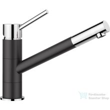   BLANCO Kano egykaros mosogató csaptelep, fekete/króm 526175