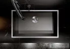 Blanco ZEROX 700-IF Durinox rozsdamentes acél mosogató medence, Dark Steel 526246