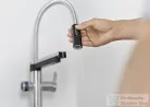Blanco EVOL-S Pro drink.filter mosogató csaptelep, flexibilis zuhanyfejjel, szűrőrendszerrel, PVD steel 526311
