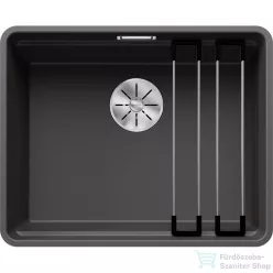   Blanco ETAGON 500-F SILGRANIT® mosogató medence munkalapszintű beépítéshez, palaszürke 526344
