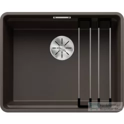   Blanco ETAGON 500-F SILGRANIT® mosogató medence munkalapszintű beépítéshez, kávé 526348