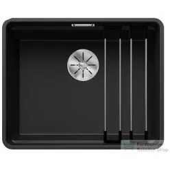   Blanco ETAGON 500-F SILGRANIT® mosogató medence munkalapszintű beépítéshez, fekete 526349