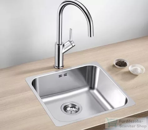 Blanco SUPRA 400-IF R12 rozsdamentes acél mosogató medence, fényezett acél 526350