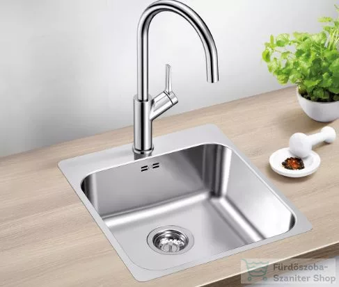 Blanco SUPRA 400-IF/A R12 rozsdamentes acél mosogató medence, fényezett acél 526352