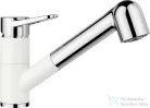 Blanco WEGA-S II SILGRANIT-LOOK mosogató csaptelep, kihúzható zuhanyfejjel, fehér 526421
