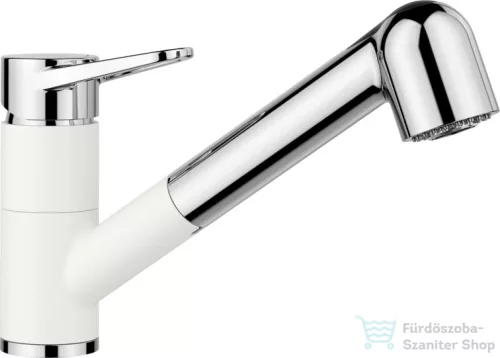 Blanco WEGA-S II SILGRANIT-LOOK mosogató csaptelep, kihúzható zuhanyfejjel, fehér 526421