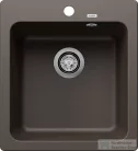 Blanco NAYA 45 46,5x51 cm-es SILGRANIT® mosogató medence, kávé 526577