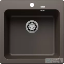   Blanco NAYA 5 51,5x51 cm-es SILGRANIT® mosogató medence, kávé 526585