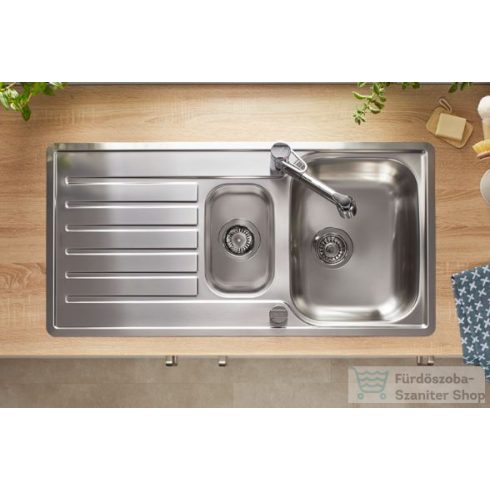 BLANCO LANTOS II 6 S-IF fényezett rozsdamentes acél mosogató medence forgatható, lefolyó-távműködtető nélkül 526626