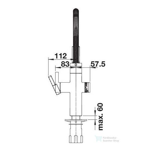 BLANCO EVOL-S Pro drink.filter csaptelep szűrőrendszerrel matt fekete 526636