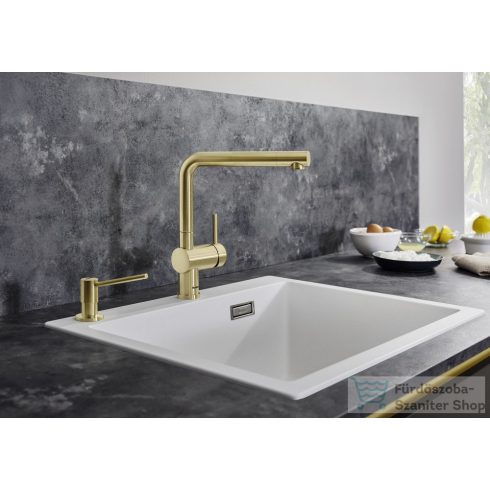Blanco LINUS mosogató csaptelep, PVD satin gold 526683