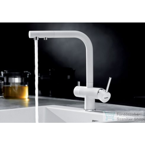 BLANCO FONTAS II satin gold egykaros mosogató csaptelep, szűrt vízhez 526692