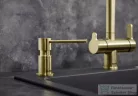 Blanco TRIMA Filter mosogató csaptelep, szűrt vízhez, PVD satin gold 526695