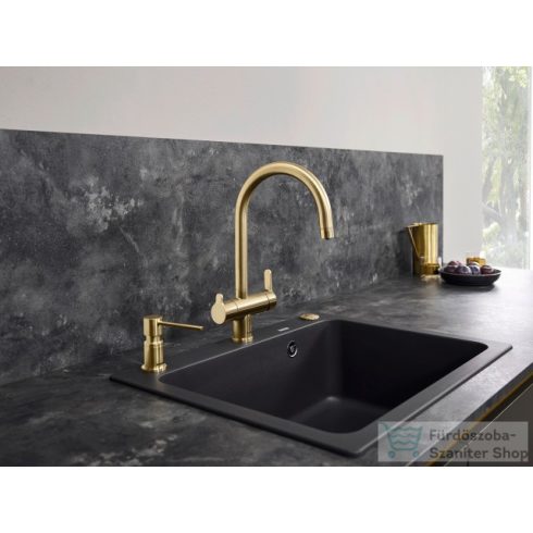 BLANCO TRIMA satin gold mosogató csaptelep szűrt vízzel 526695