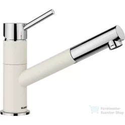   Blanco KANO-S SILGRANIT-LOOK mosogató csaptelep, kihúzható zuhanyfejjel, törtfehér 526953
