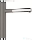 Blanco LINEE-S SILGRANIT-LOOK mosogató csaptelep, kihúzható zuhanyfejjel, vulkánszürke 526956