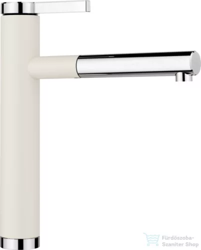 Blanco LINEE-S SILGRANIT-LOOK mosogató csaptelep, kihúzható zuhanyfejjel, törtfehér 526957